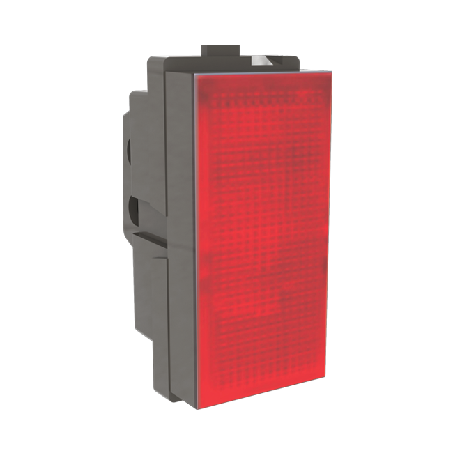 70534 Girish Vox Snow White LED Indicator – Modular - Mahakali Bijuli Bhandar