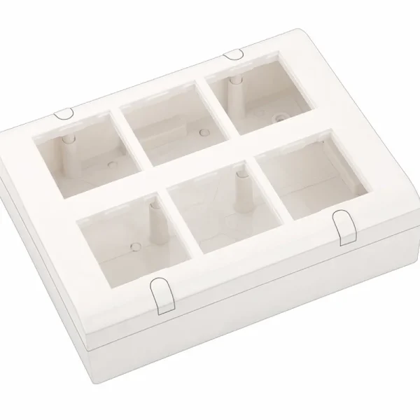 Girish Glisten
  White 12 Module (12M) Box with Cover Plate