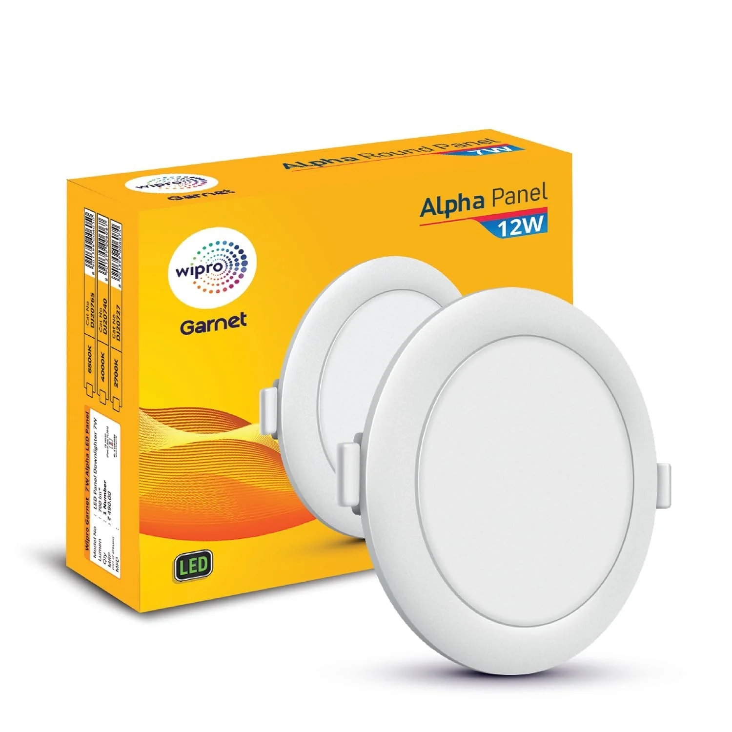 12-w-wipro-led-panel-light Wipro 12W LED Panel Light - Mahakali Bijuli Bhandar
